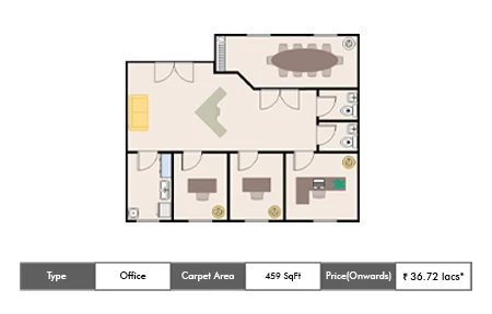 Office Space-459 SqFt